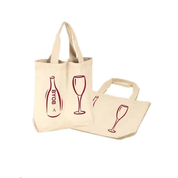 Recycled Wine Tote Bags