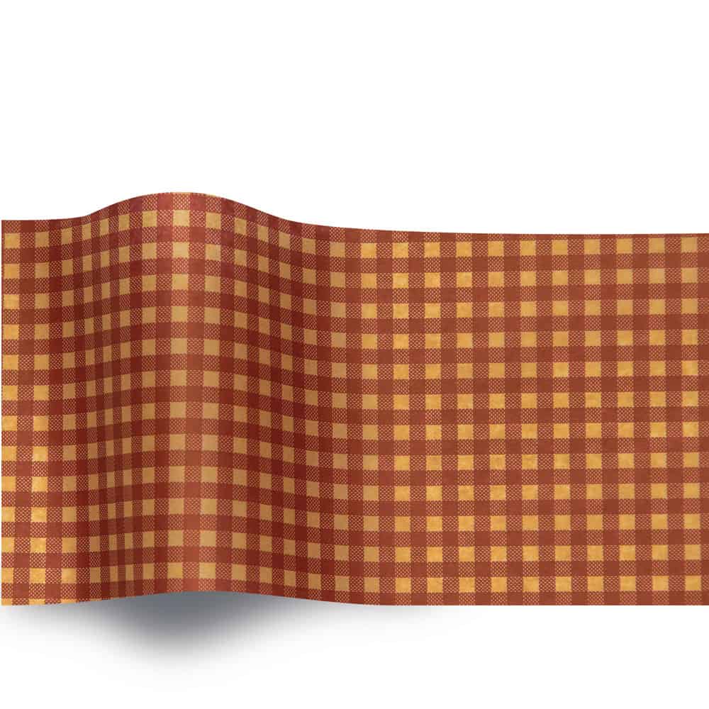 Red Kraft Gingham 022 (A)