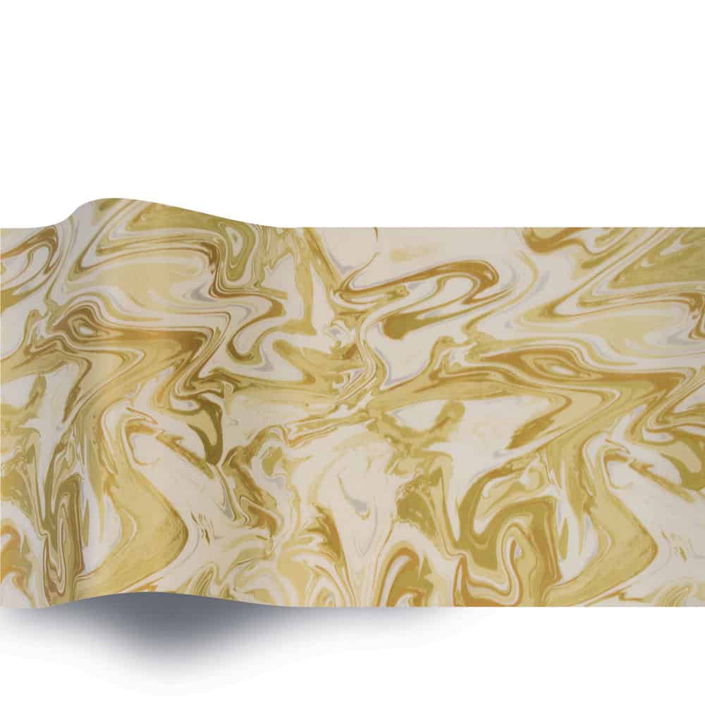 Gold Swirls on Ivory 365 (B)