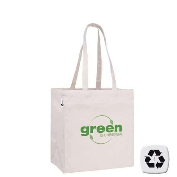 Natural Recycled Cotton Totes