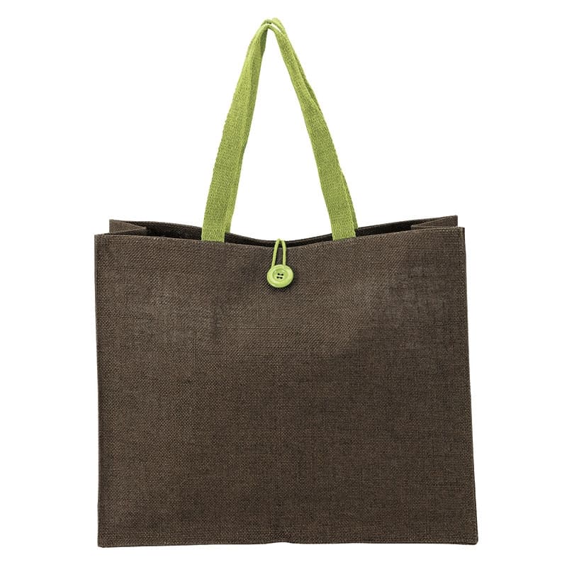 Natural Melbourne Jute Tote Bag - Image 3