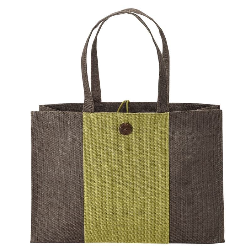 Natural Charlotte Jute Tote Bag - Image 4