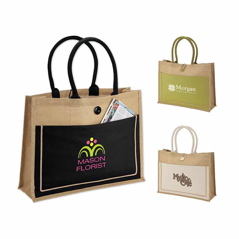 Natural Camden Jute Tote Bag