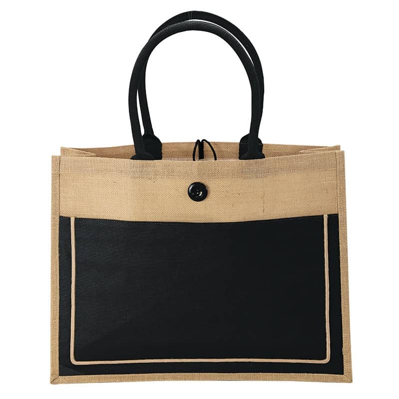 Natural Camden Jute Tote Bag - Image 2