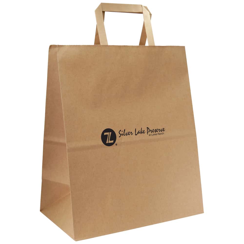 flat handle paper bag flat handle paper bag